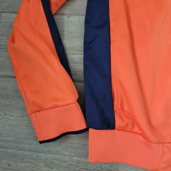 Denver Broncos NFL Sparkle Type Orange Track Jacket Full Zip Womens Small - Picture 2 of 16
